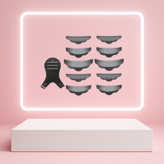 Kits Pad Silicone pour Rehaussement de Cils Réutilisables 5 tailles