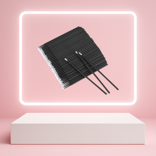 Lot de 100 Micro Brosses Application Cils